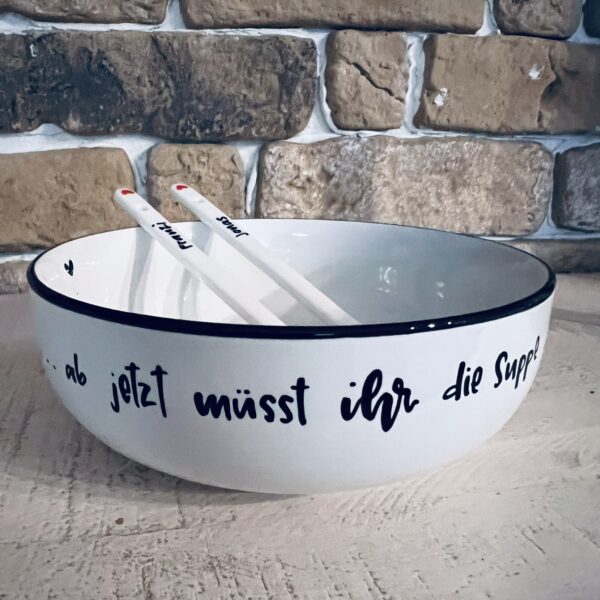 ... ab jetzt müsst ihr die Suppe zusammen auslöffeln ♥ white