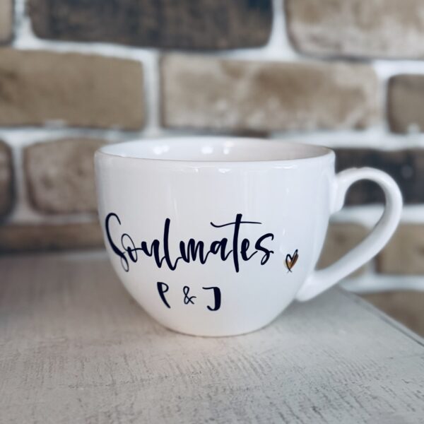 Tasse - Humpen - groß, 600 ml mit deinem Wunschtext