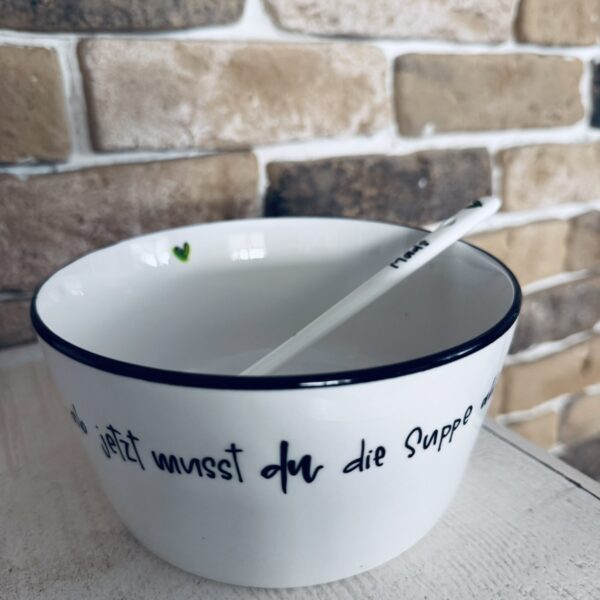 ... ab jetzt musst du die Suppe alleine auslöffeln ♥
