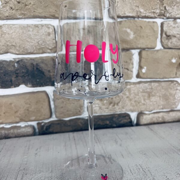 Stölzle  HOLY aperoly Glas - handbelettert -  - NEON