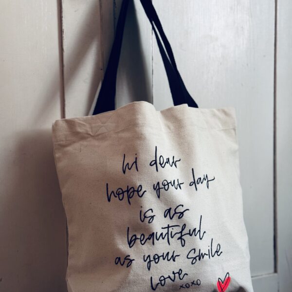 Canvastasche - Hi dear… ♥