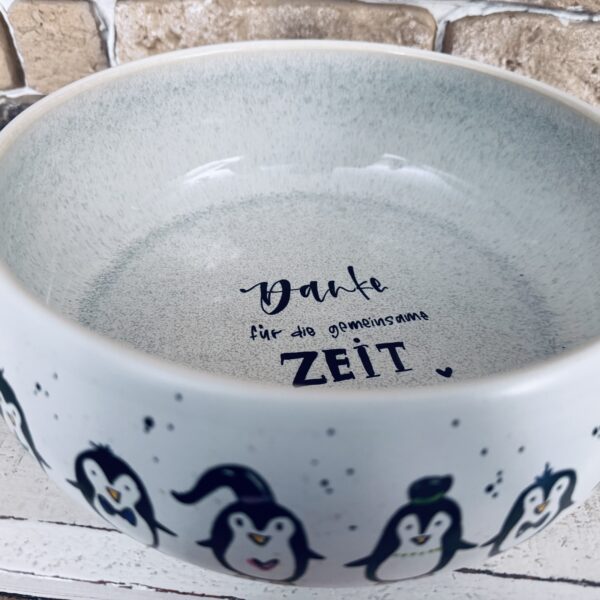 Steingut Schale - goldiges Abschiedsgeschenk mit Wunschmotiv♥